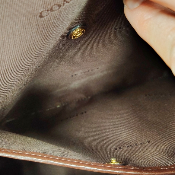 Coach Quinn Satchel Bag in Patent Black Leather with Strap - Picture 12 of 16